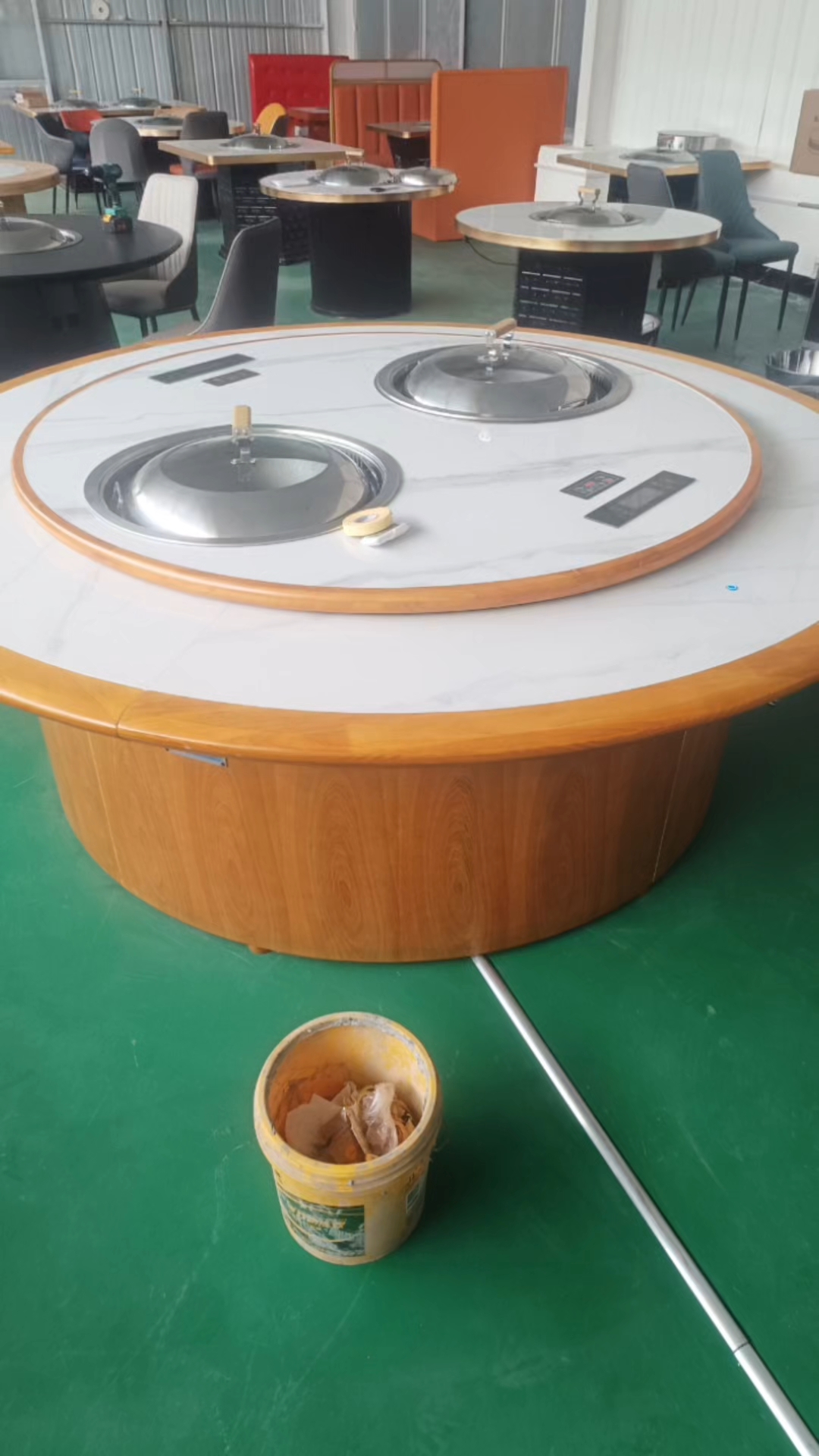 铁锅炖专用灶台桌子厂家