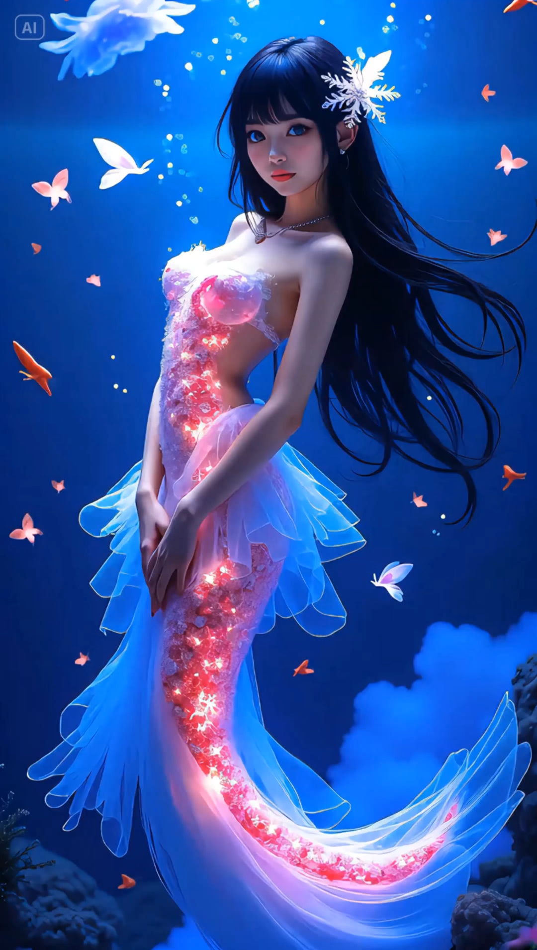 #人鱼姬蓝人鱼公主 #送你一片魔法天空 