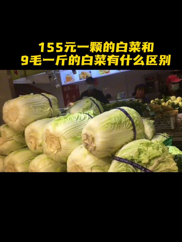 155元一颗的白菜和9毛一斤的白菜有什么区别呢