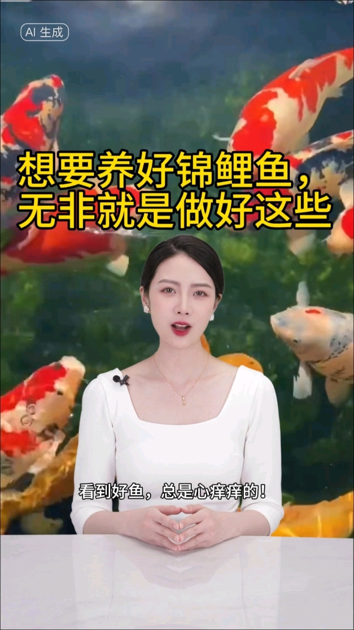 想要养好锦鲤鱼,无非就是做好这些