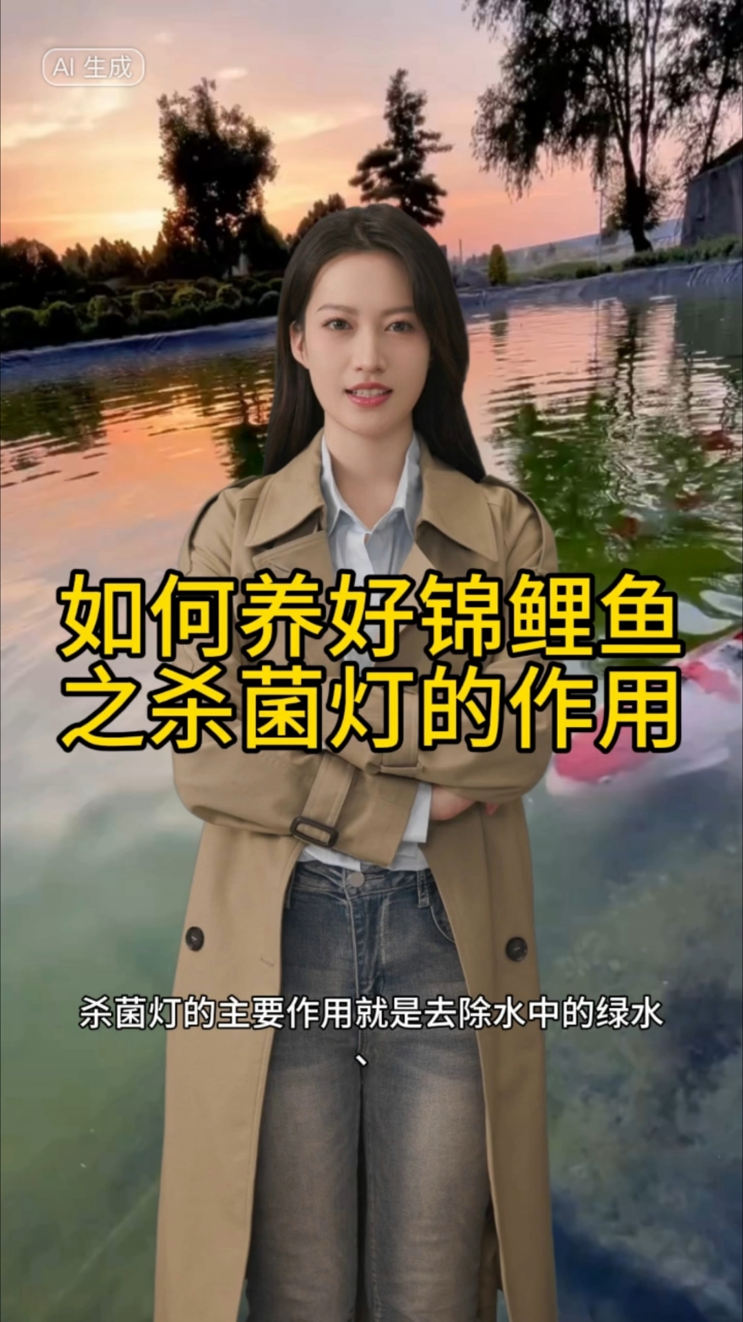 如何养好锦鲤鱼之杀菌灯的作用