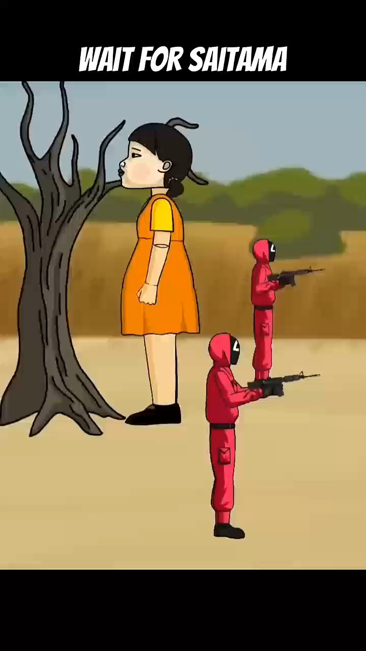 鱿鱼游戏动漫+卡通人物     