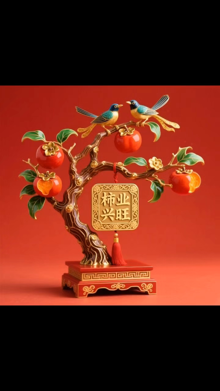 微信头像——柿业兴旺,人旺财旺