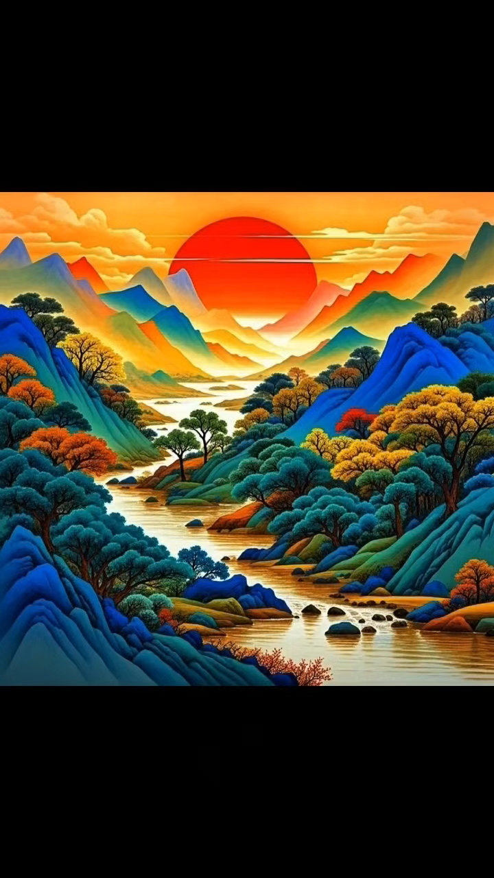 男士旺财利事业能量头像|鸿运当头,山明水秀,逆风翻盘