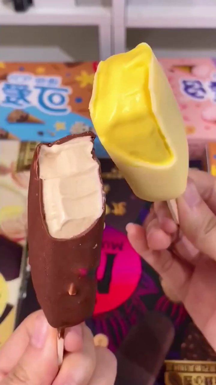 梦龙新口味:丝滑巧克力脆皮冰淇淋