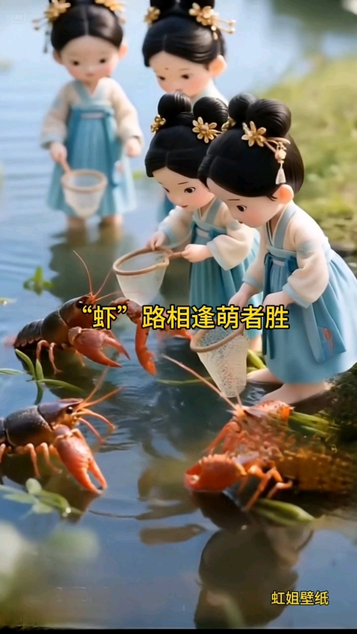 “虾”路相逢萌者胜 虹姐壁纸 