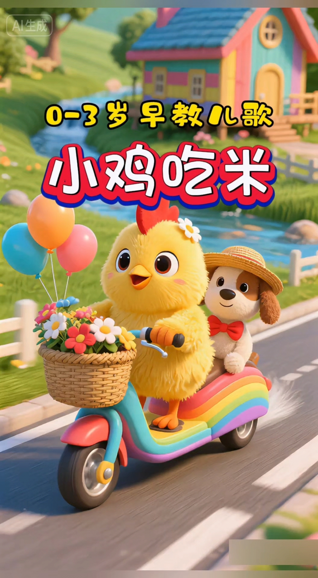 早教启蒙儿歌天花板《小鸡吃米》
