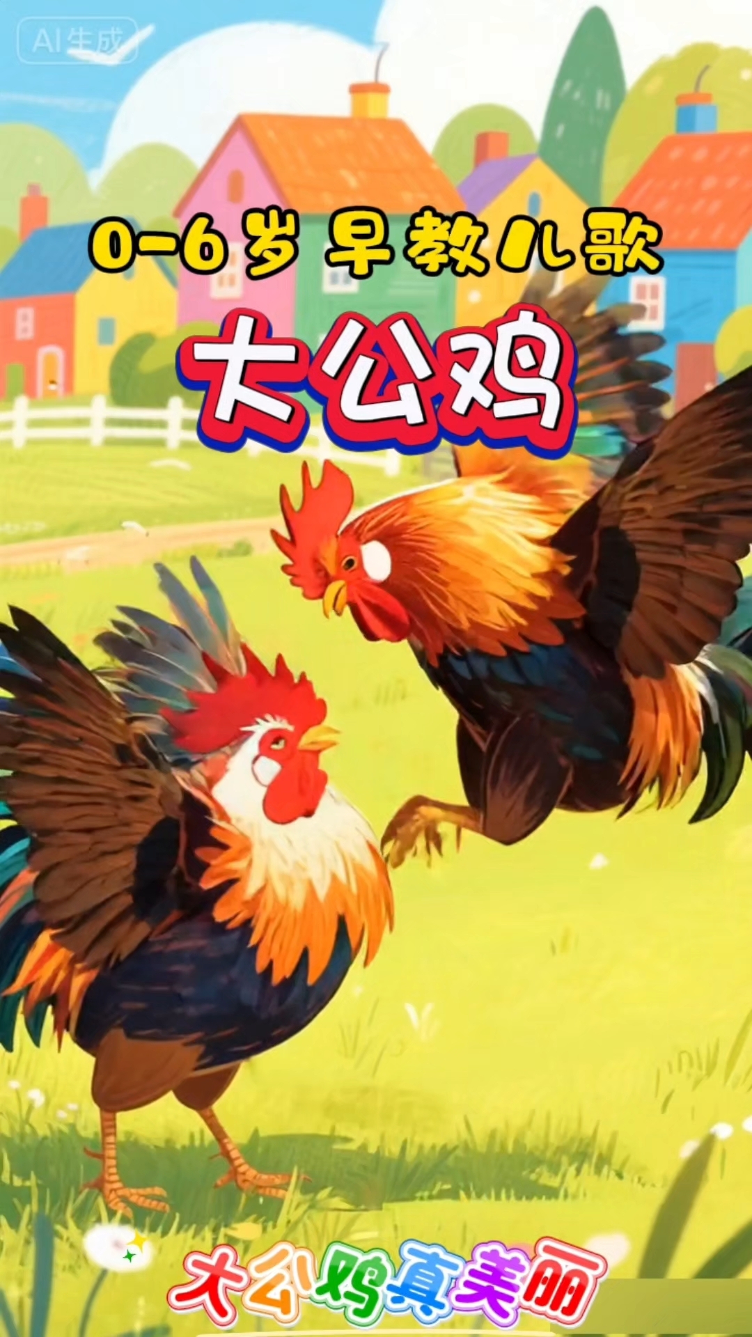 早教启蒙儿歌天花板《大公鸡》