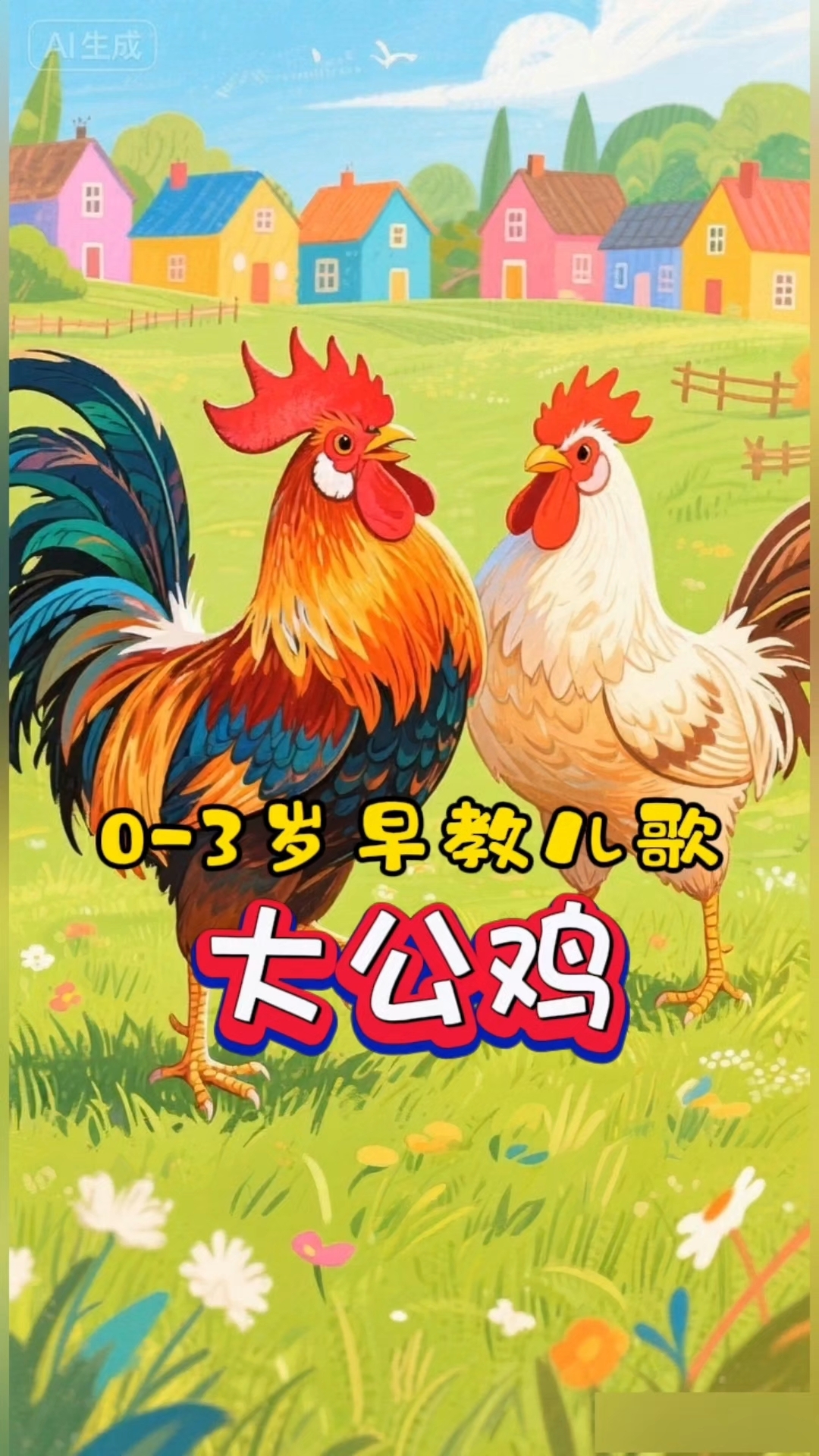 早教启蒙儿歌天花板《大公鸡》