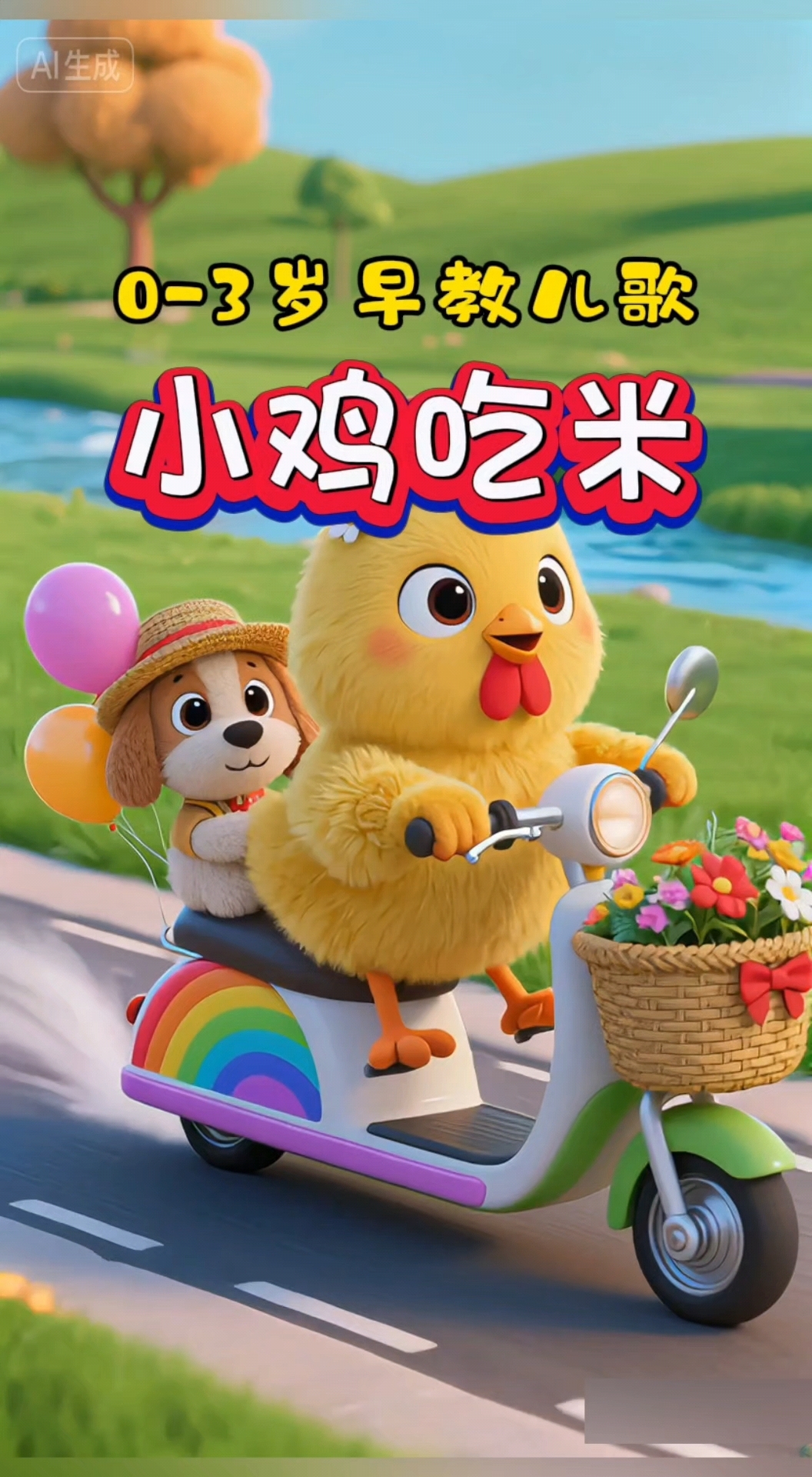 早教启蒙儿歌天花板《小鸡吃米》