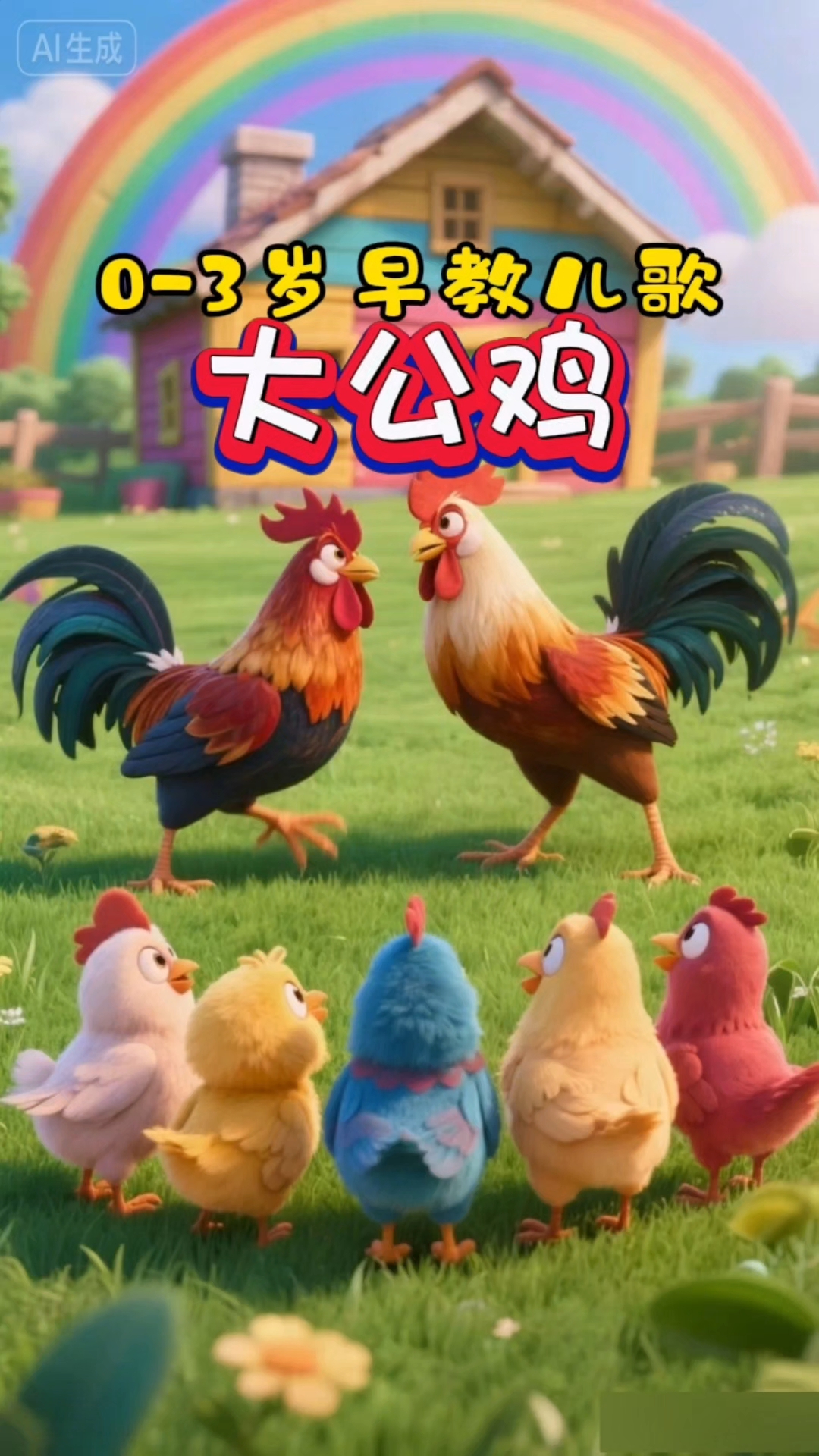 早教启蒙儿歌天花板《大公鸡》
