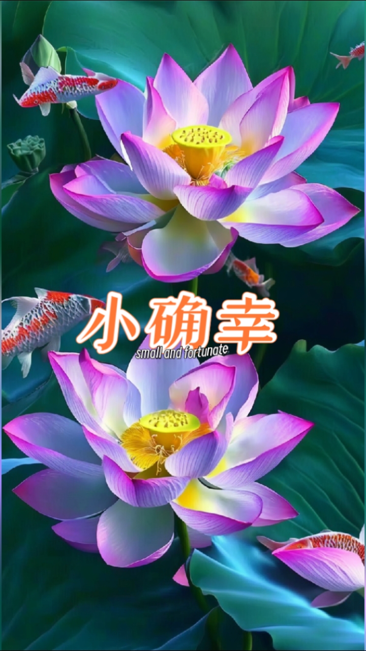 锦上添花手机壁纸神图壁纸#锦鲤跃龙门#上得贵人助#添福又添寿