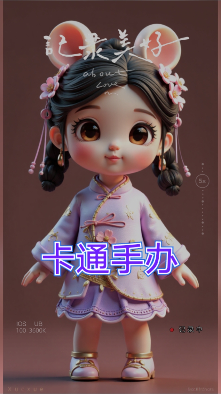 卡通图片手机壁纸神图壁纸#超高清壁纸#卡通小美女#见者吉祥