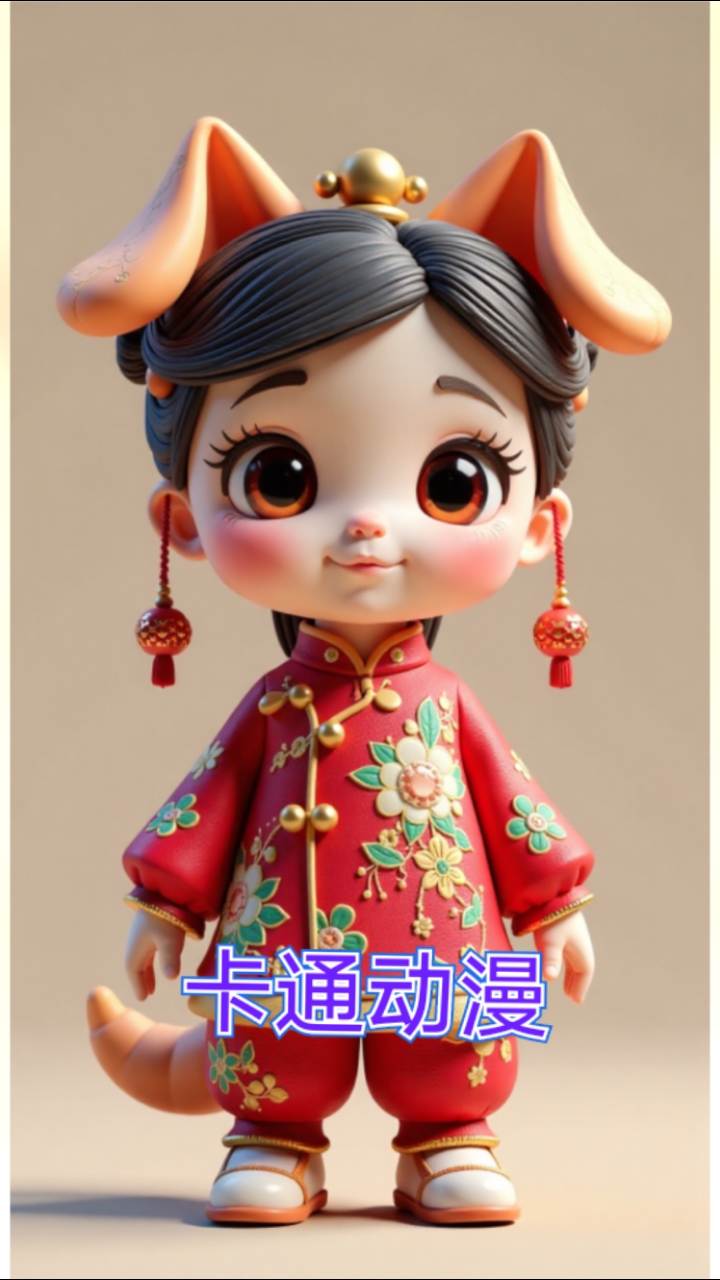 卡通动漫小美女手机壁纸神图壁纸#超高清壁纸#旺柴手办#好运