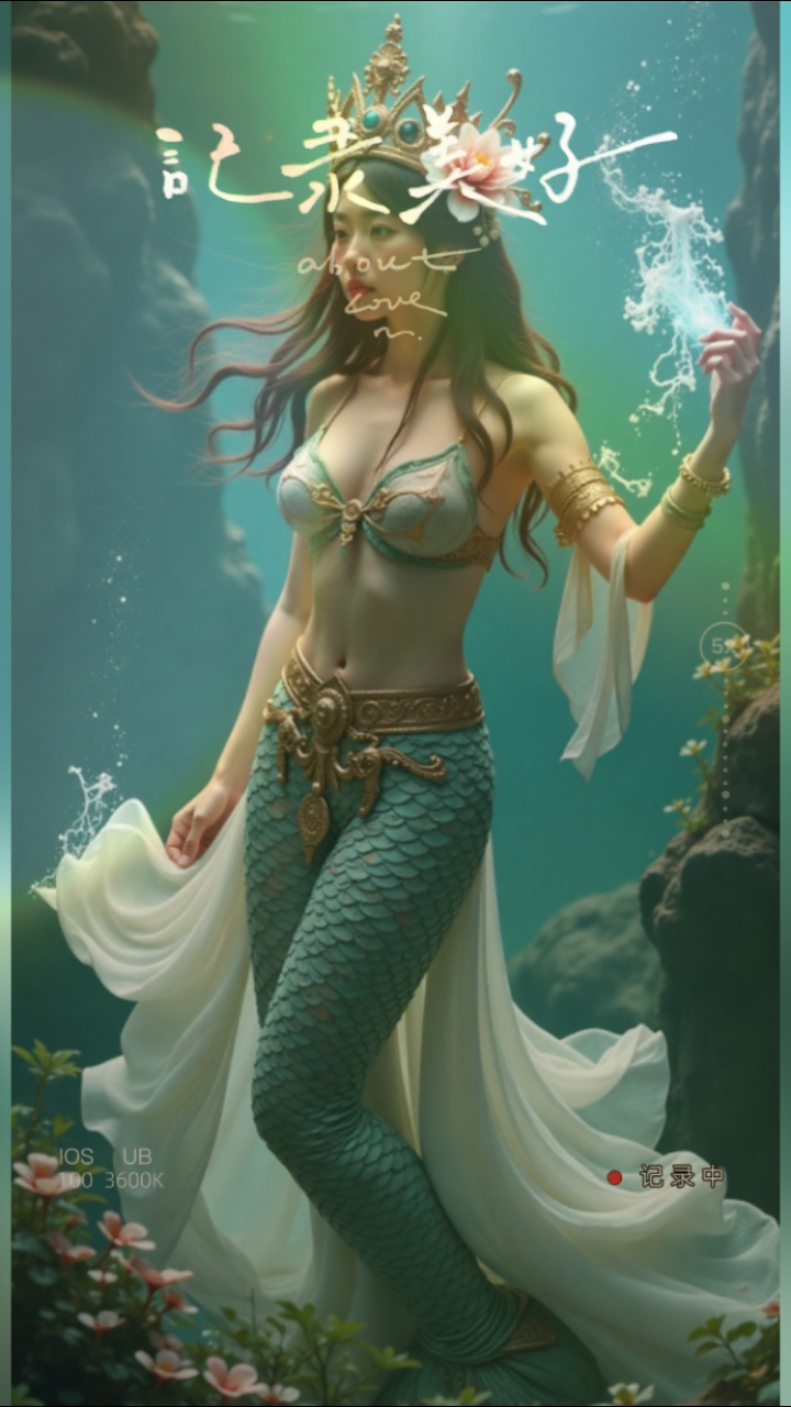 美人鱼手机壁纸神图壁纸#超高清壁纸#见者吉祥安康#幸福万年长
