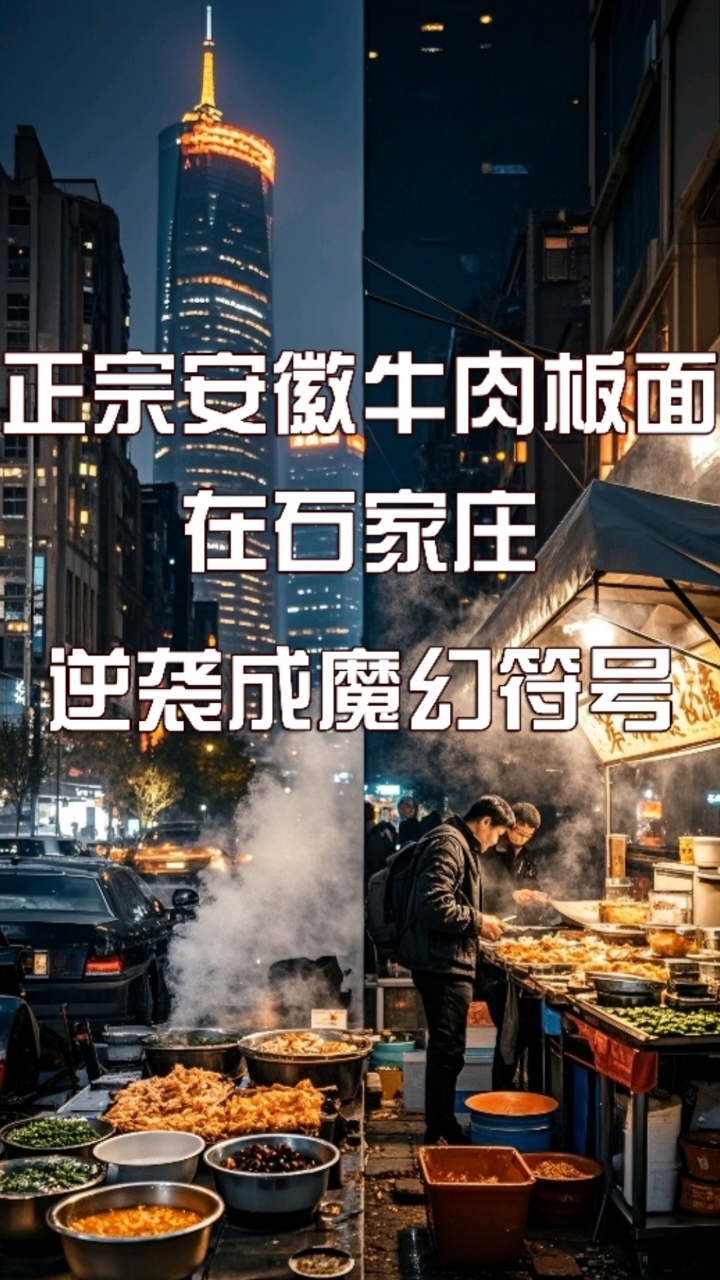 正宗安徽牛肉板面,在石家庄逆袭成魔幻符号
