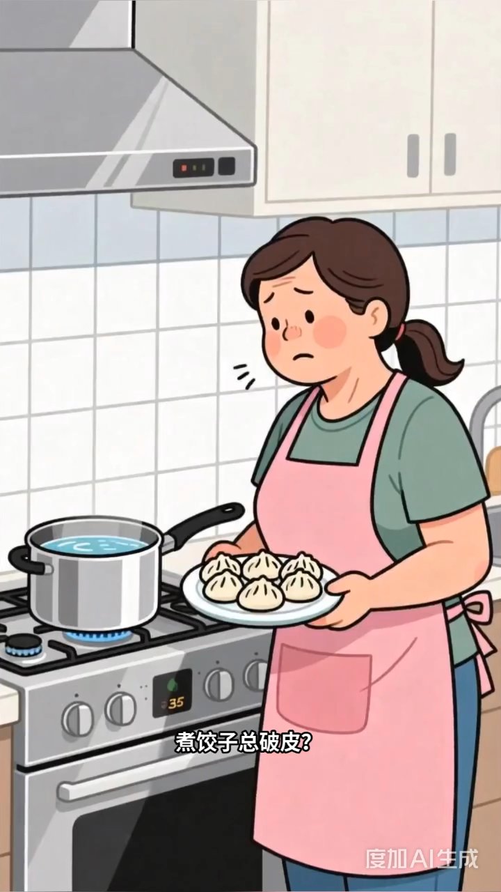 冷水下锅煮饺子不破皮？原来这才是正确打开方式