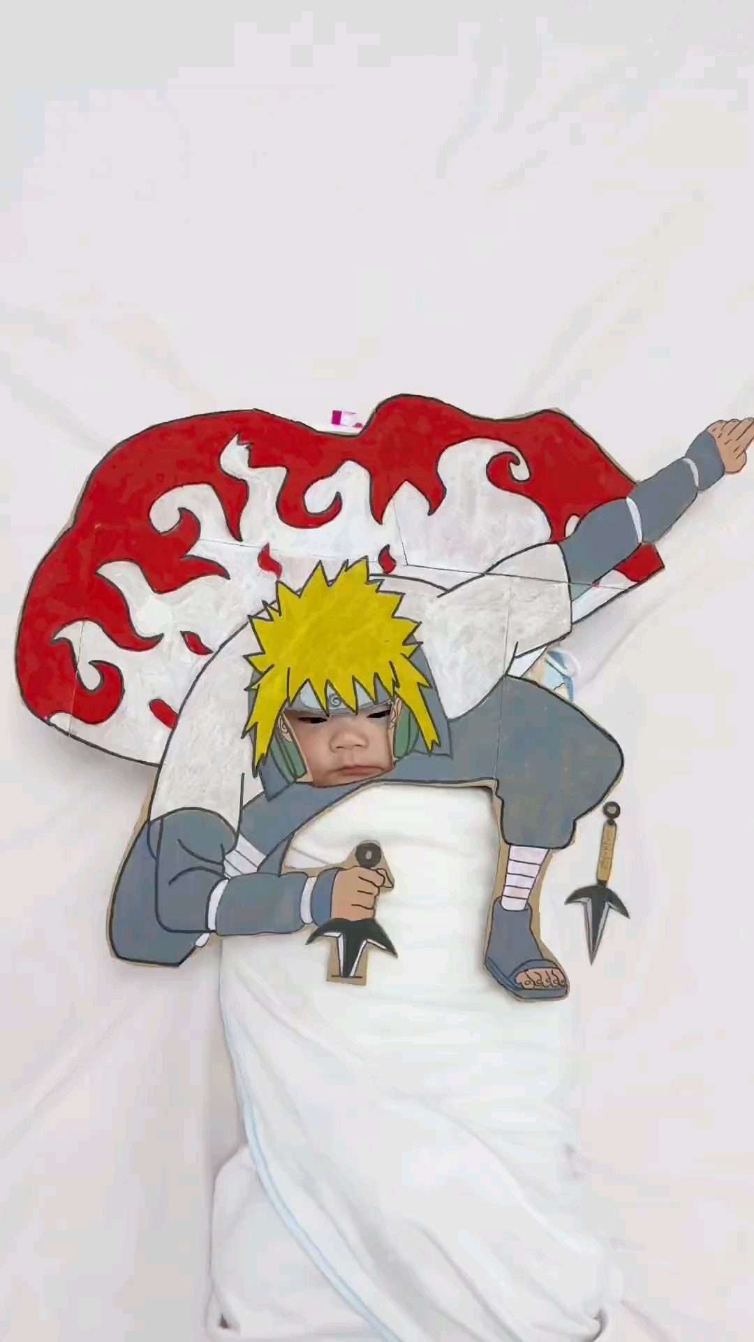 火影忍者最快的男人,黄色闪光波风水门登场! #也太可爱了吧