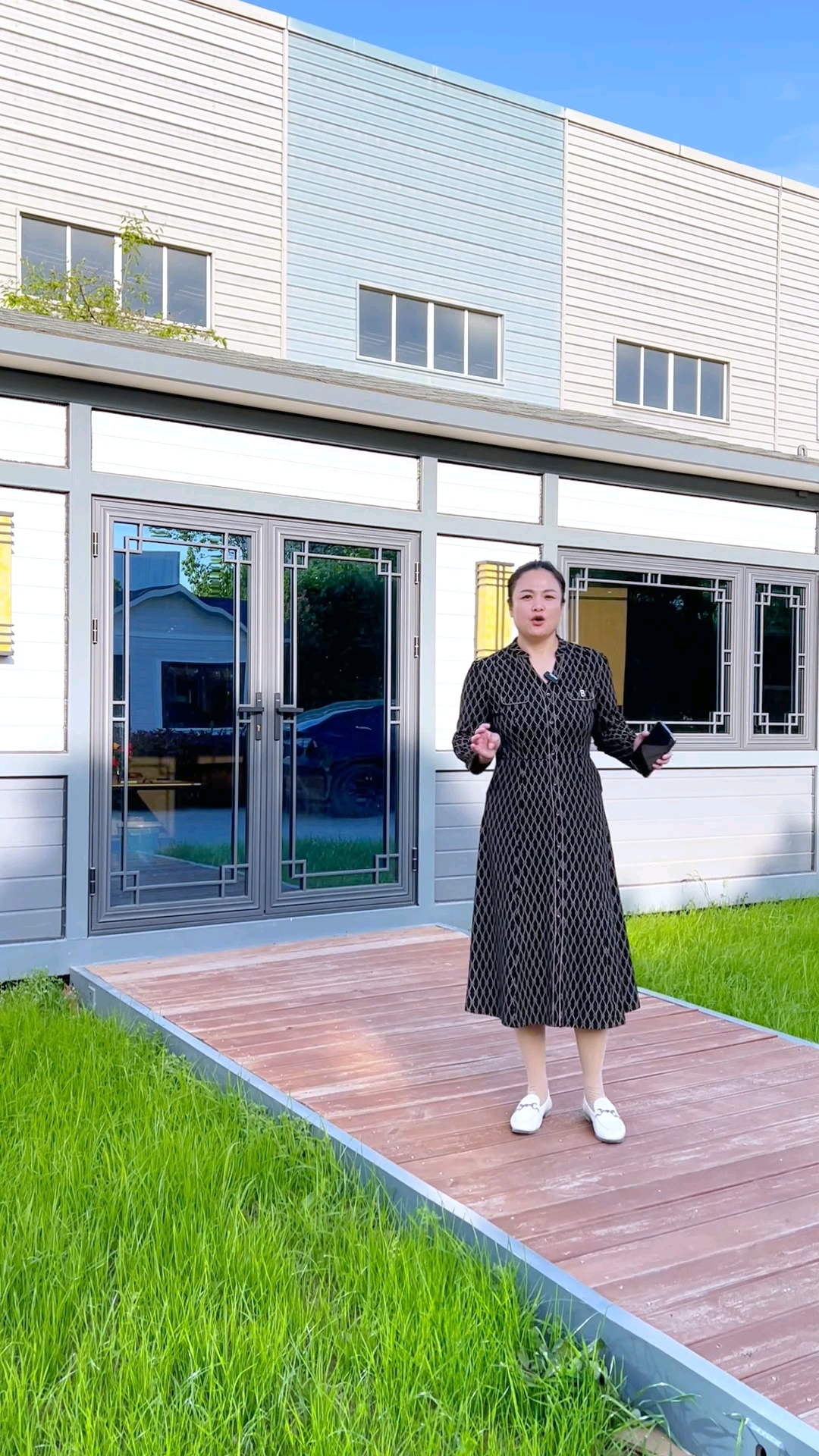 徽派风格的移动办公室 茶室