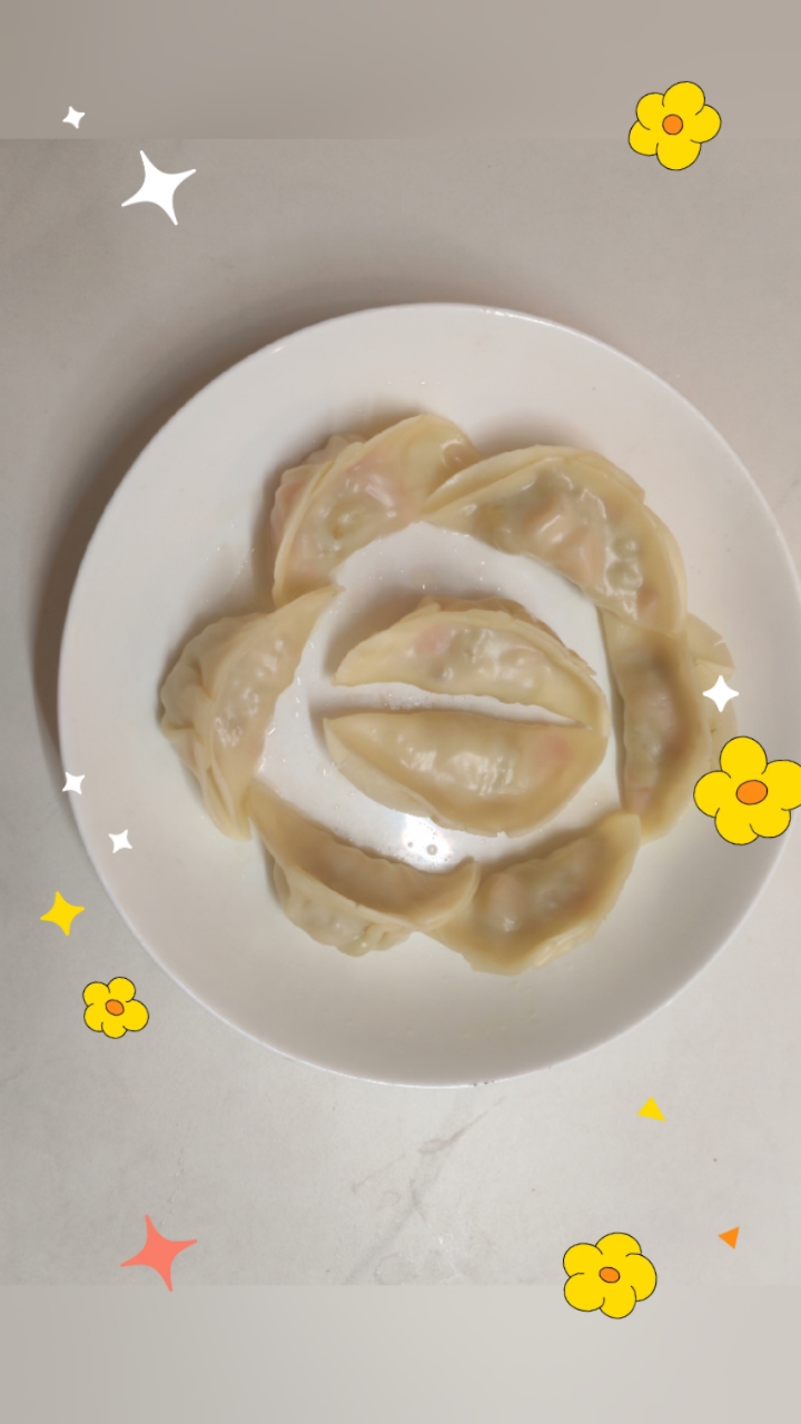 今天我自己包的杂粮蔬菜水饺,你想做必须选择适合自己的杂粮蔬菜