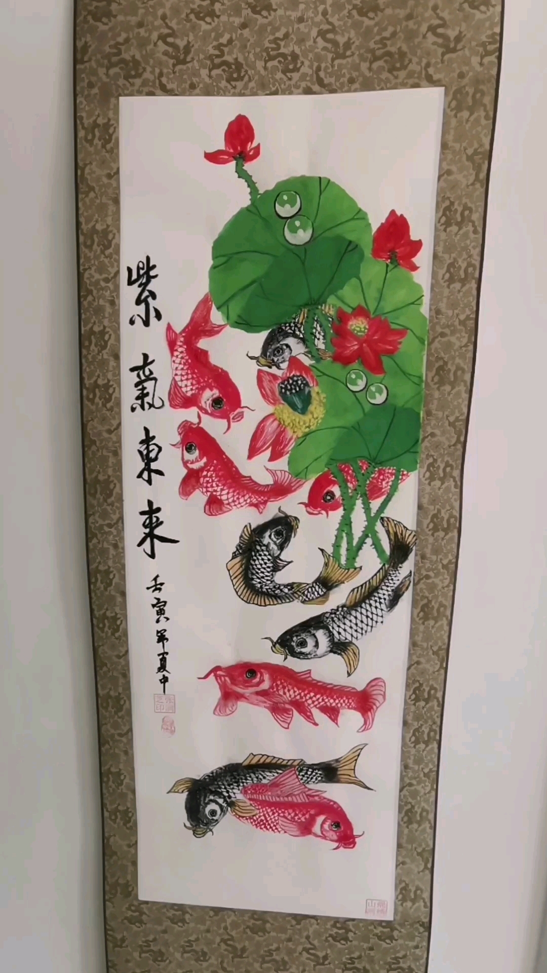 纯手绘国画,写意花鸟鱼虫一
