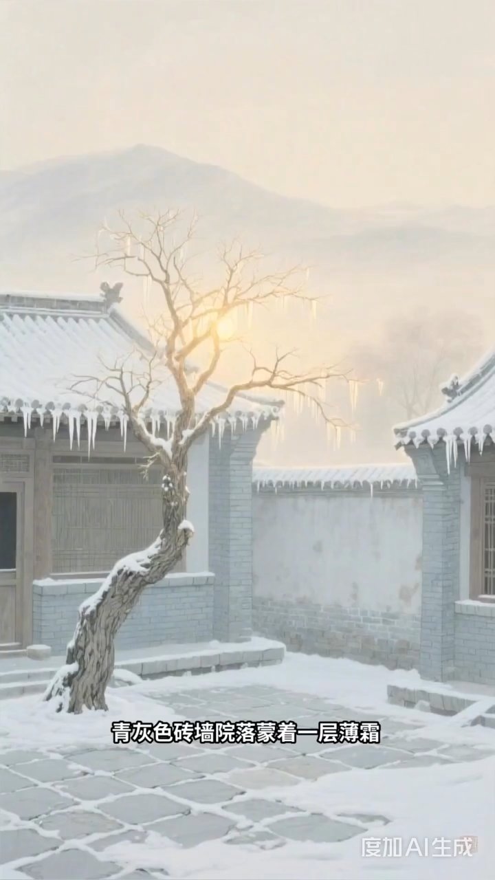 窗花映红鲤鱼跃，灶糖甜香年味浓