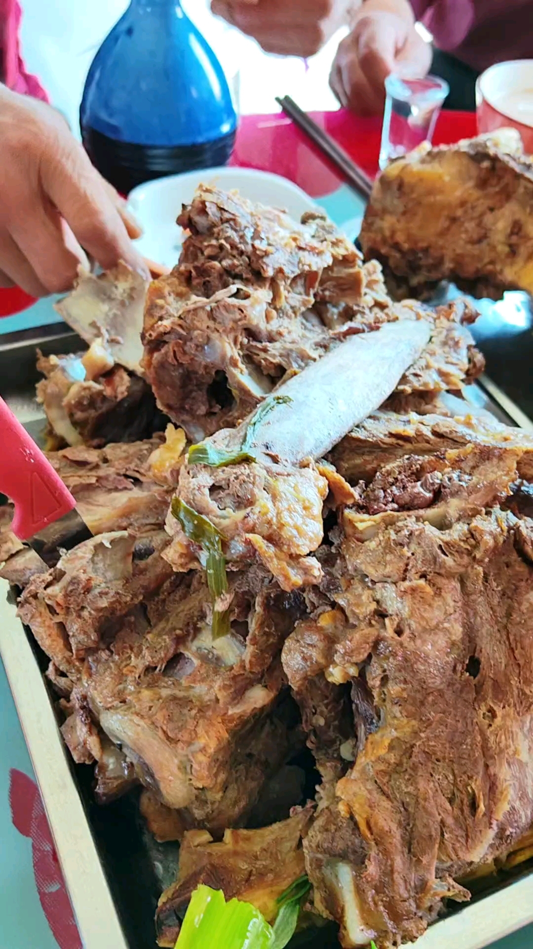 锡林郭勒大草原的美食“手把肉”