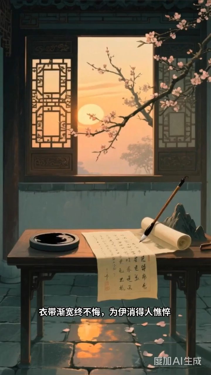 衣带渐宽为谁瘦?千年诗句道尽相思苦