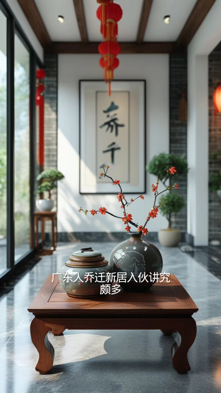 广东人乔迁新居入伙择日讲究多