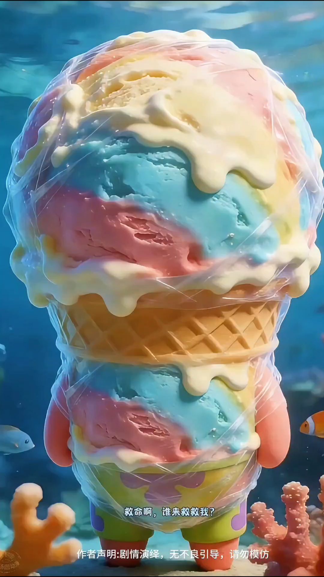 派大星吃冰淇淋#动画 #海绵宝宝 #搞笑动画 #二次元 #儿童动画小朋友都爱看# #童年回