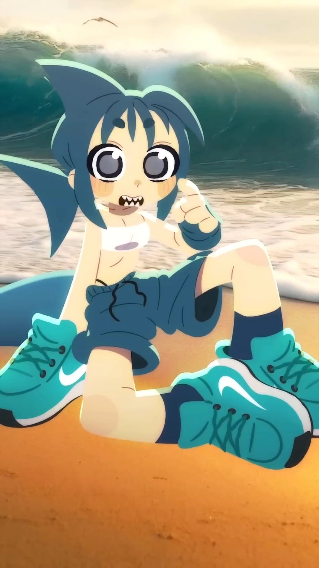 把耐克鲨鱼变成女孩子之后会是什么样子呢?让我们一起看看吧。