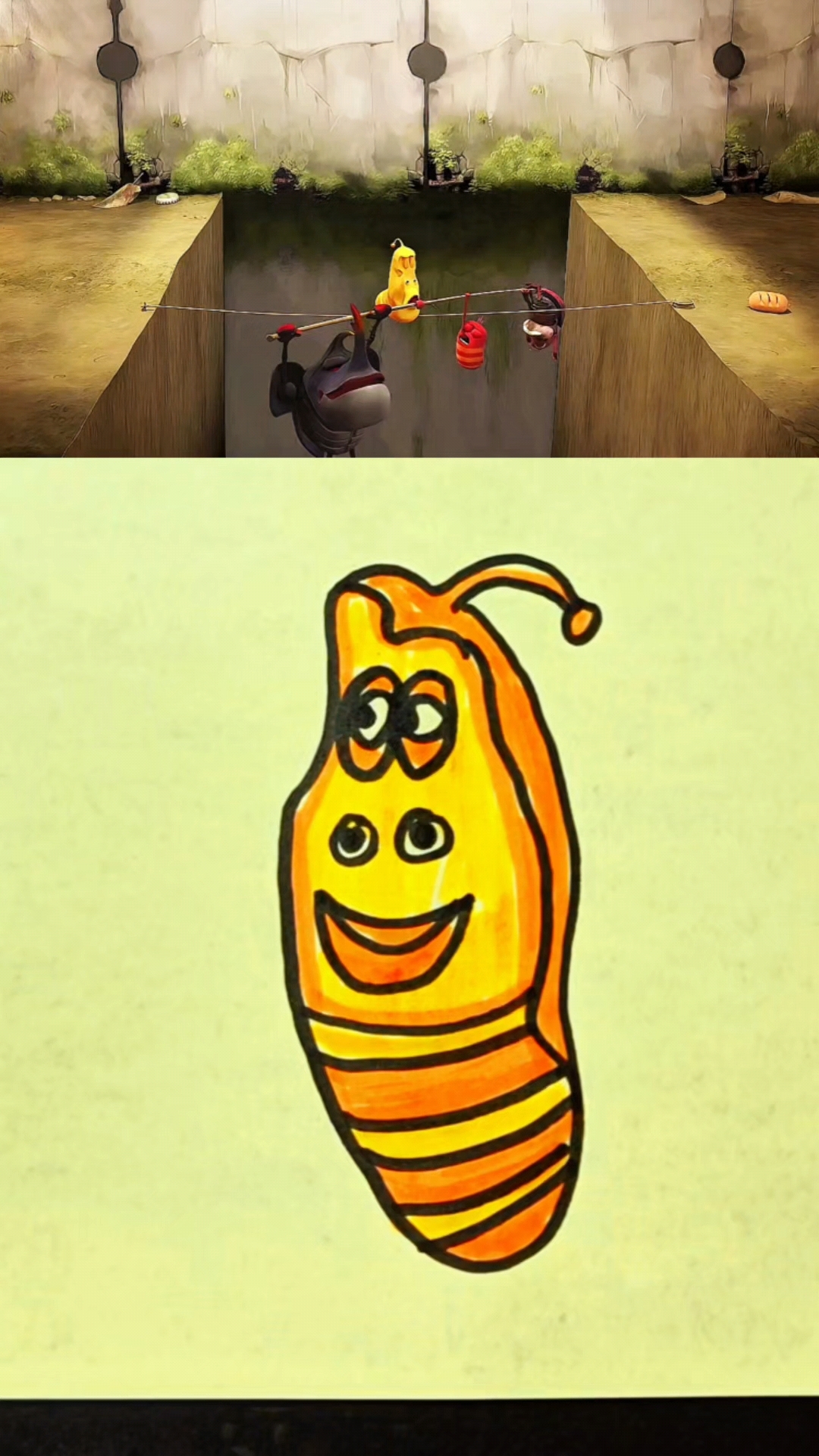 爆笑虫子简笔画教程