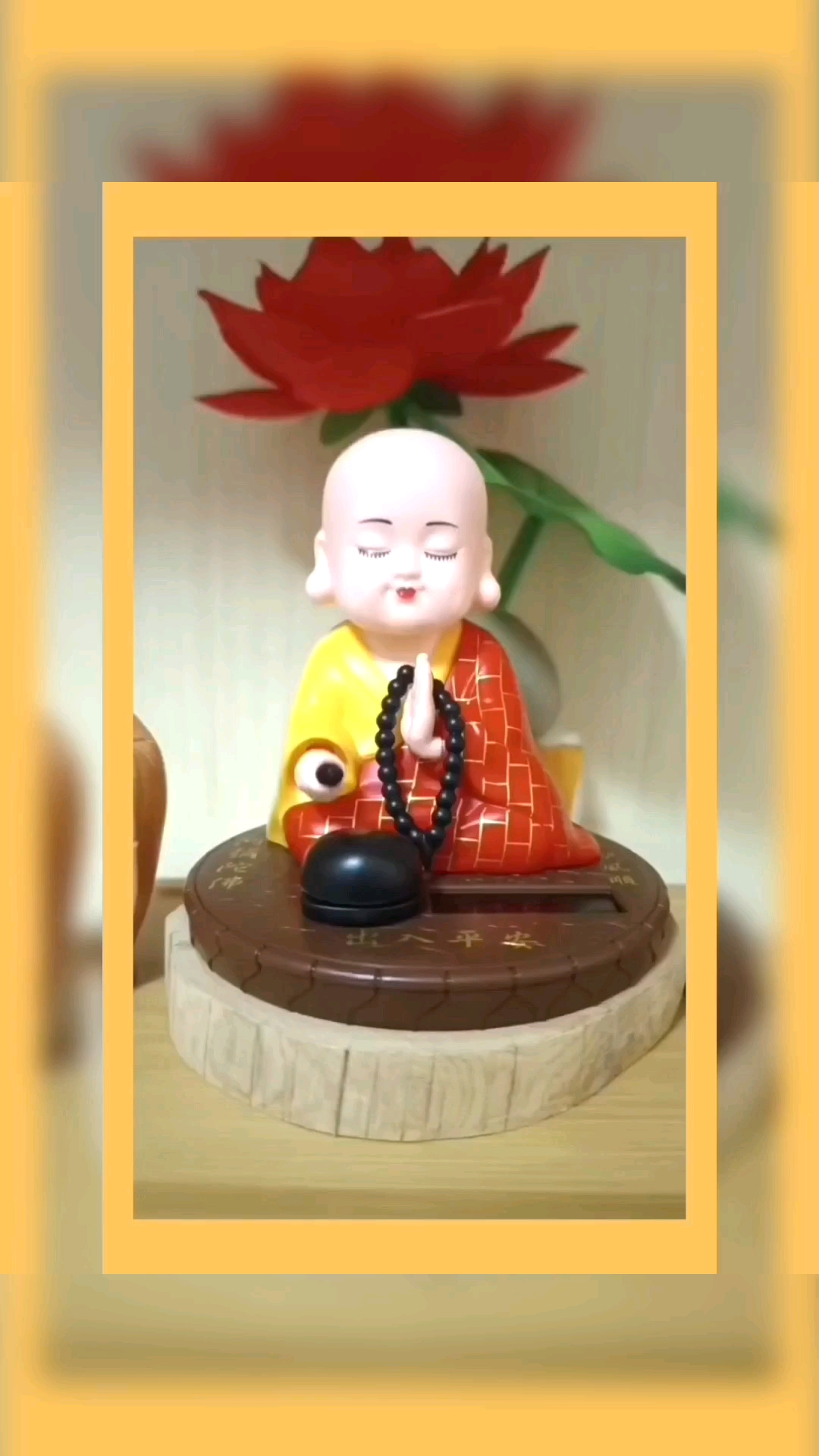 木鱼敲起来,佛号念起来...