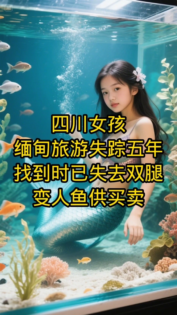 四川女孩缅甸失踪五年,找到时已失去双腿变人鱼供买卖