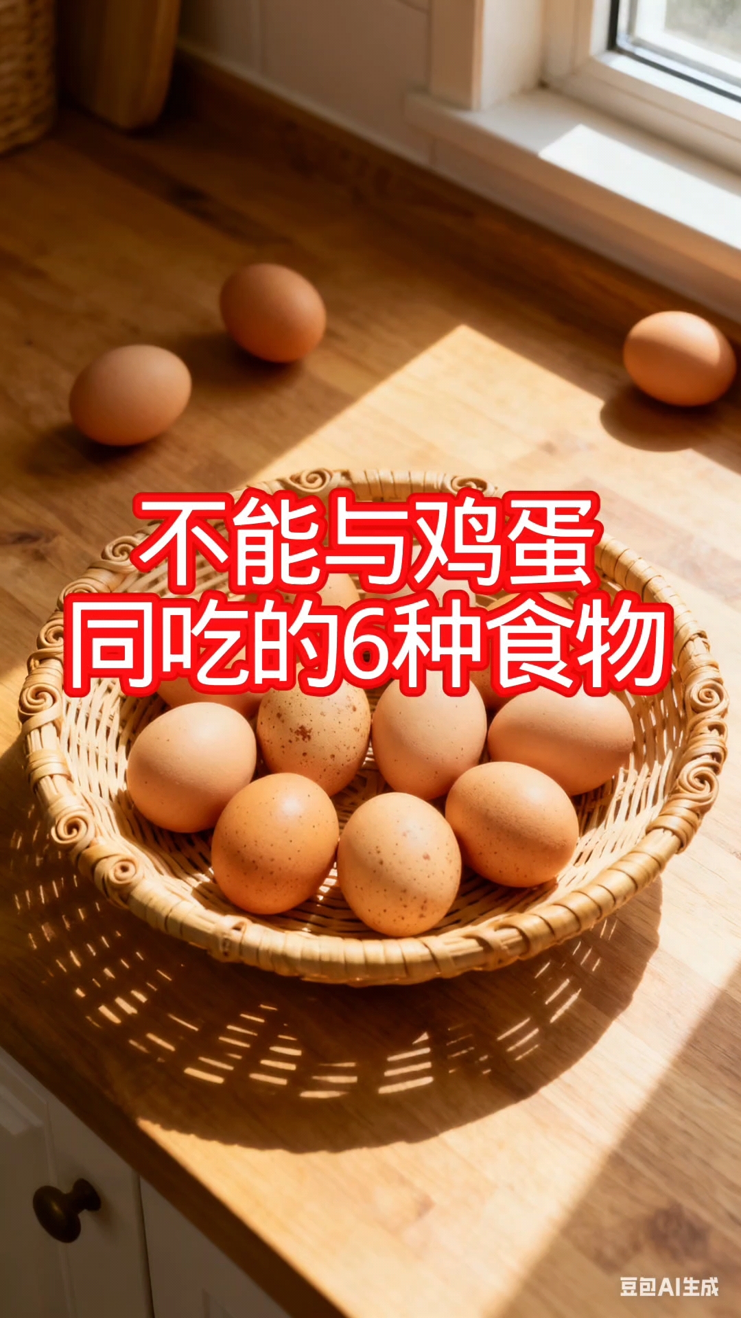 不能与鸡蛋同吃的6种食物