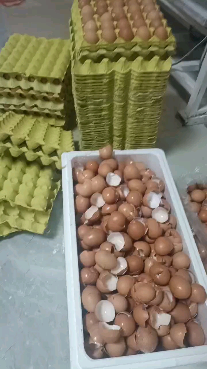 一筐筐鸡蛋，为啥偏偏选这些“破壳”蛋？#农家土鸡蛋#