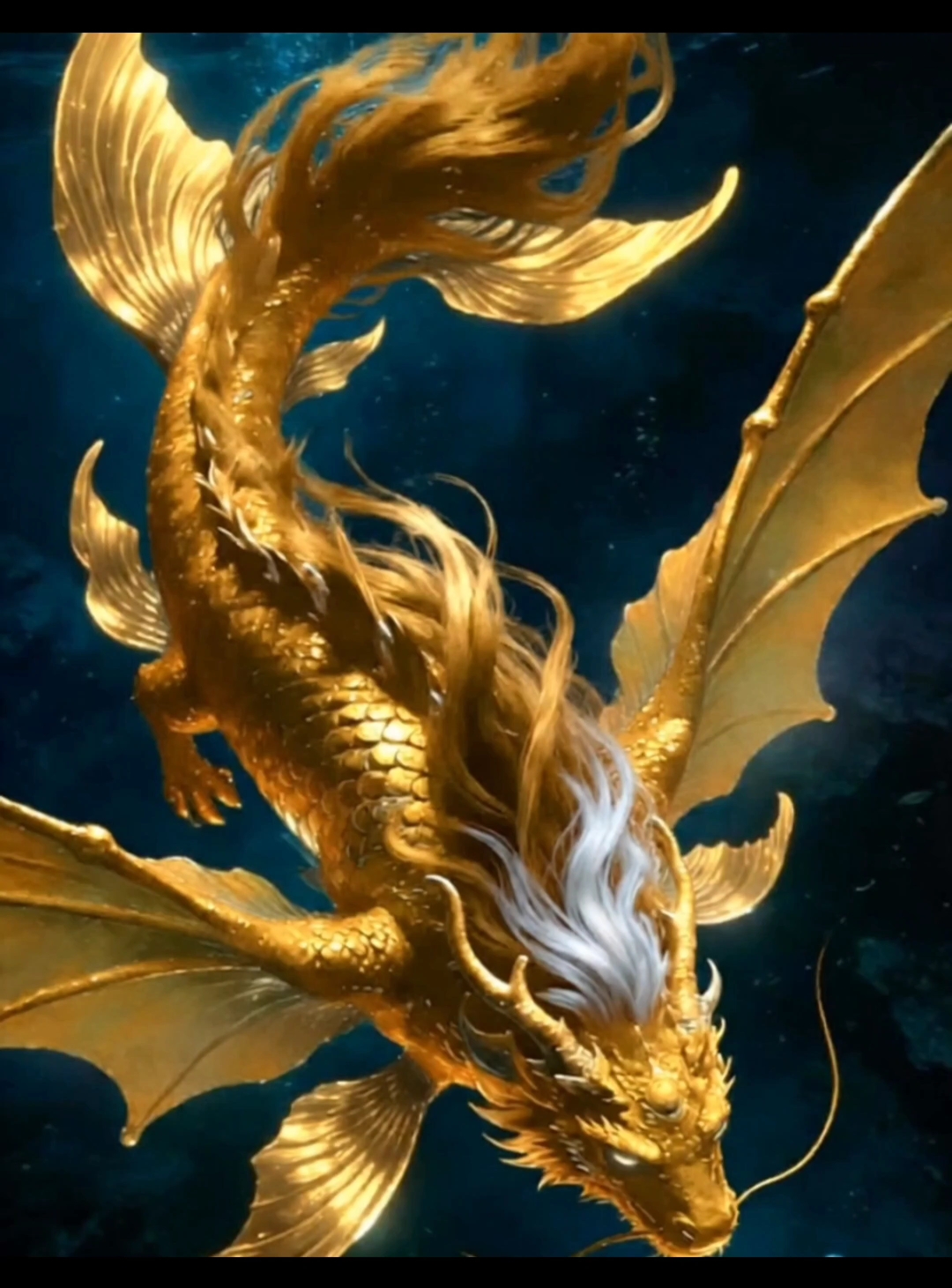 山海经异兽赢鱼，鱼身鸟翼