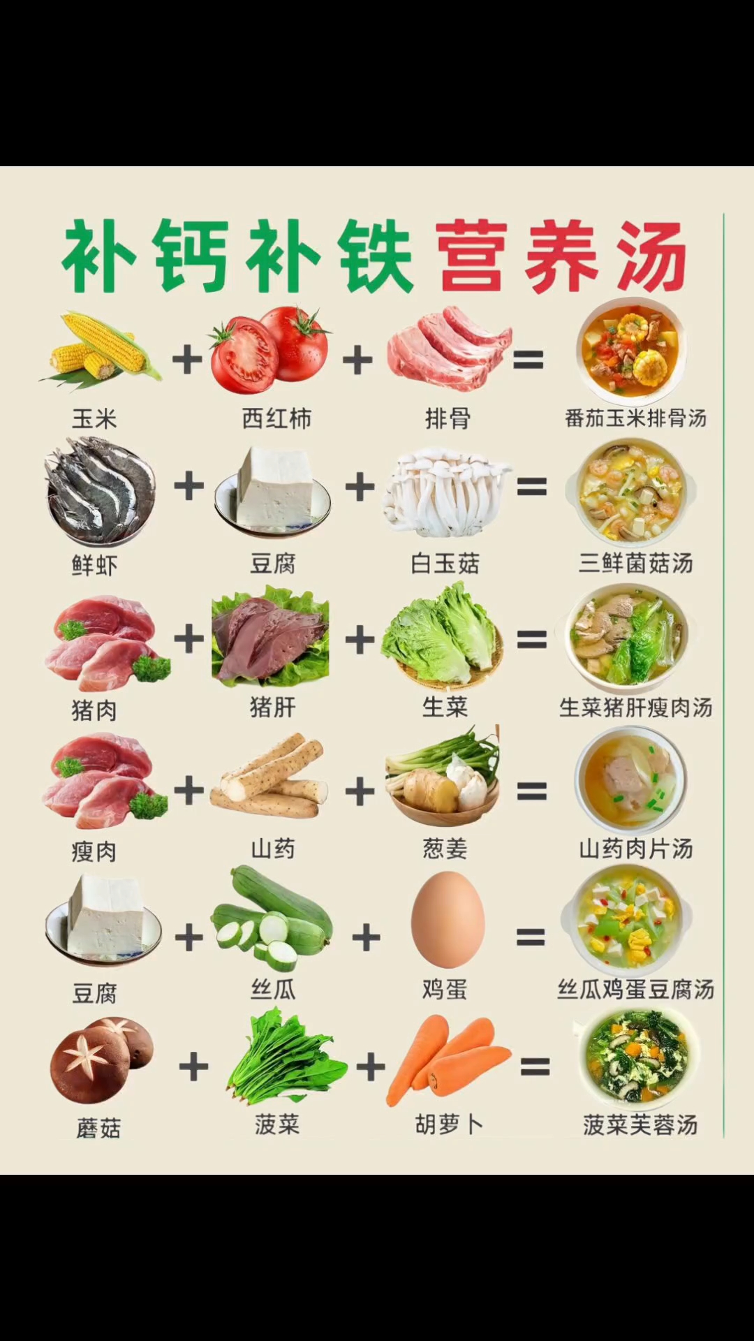 适合孩子补铁补钙的营养汤来了