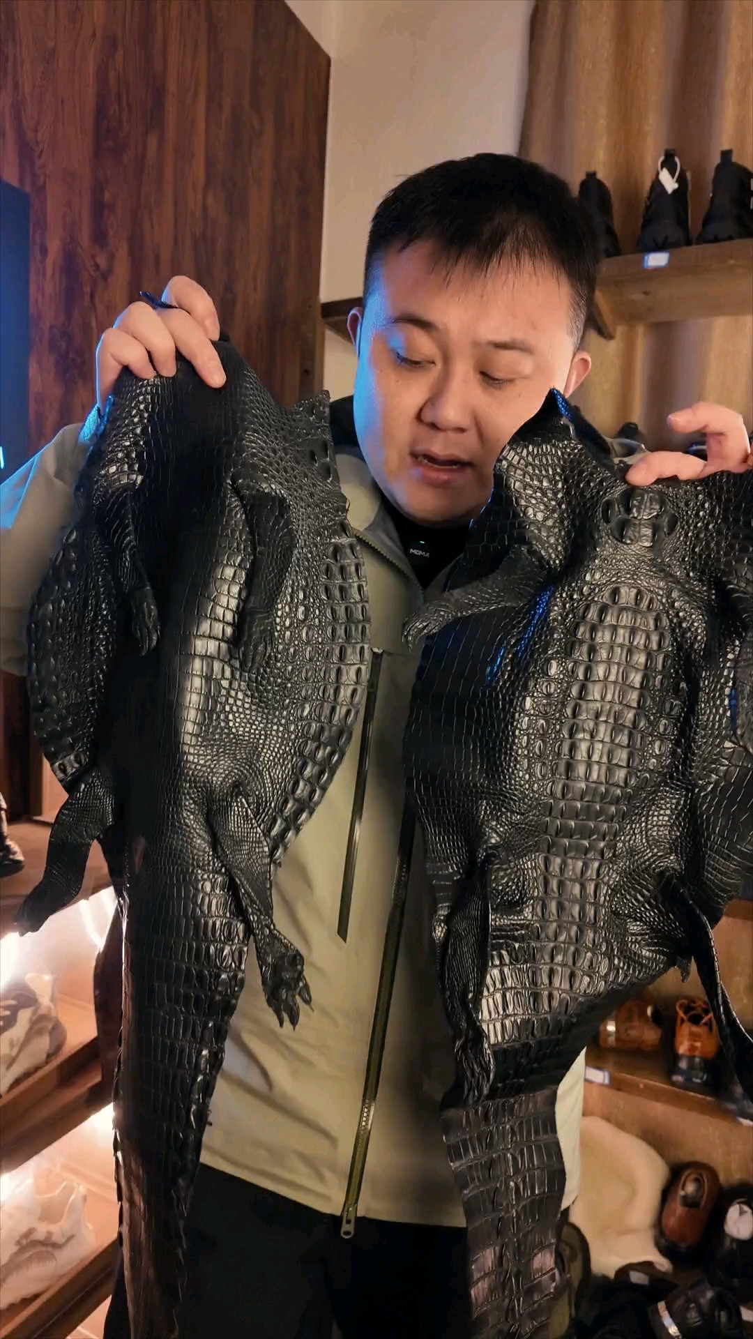 你们有穿过鳄鱼皮鞋吗？