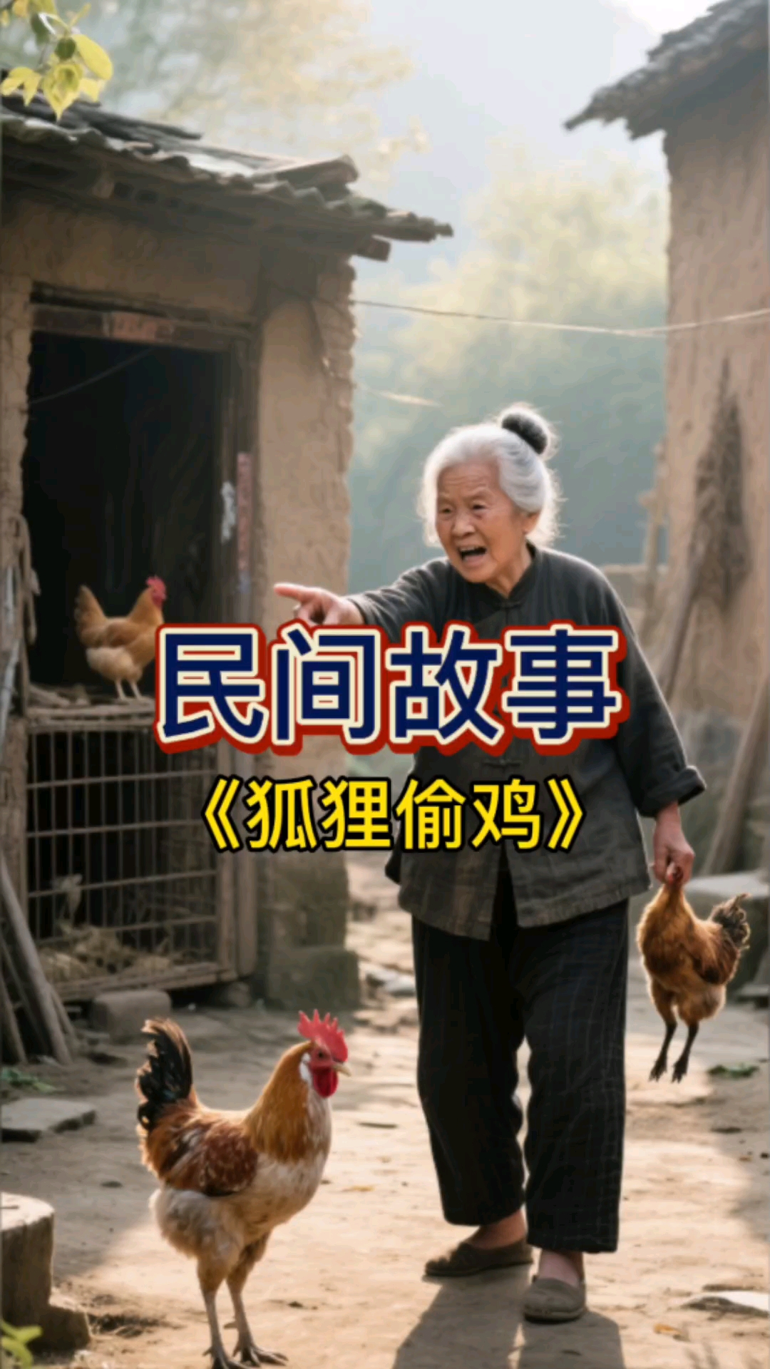 狐狸偷鸡#民间故事