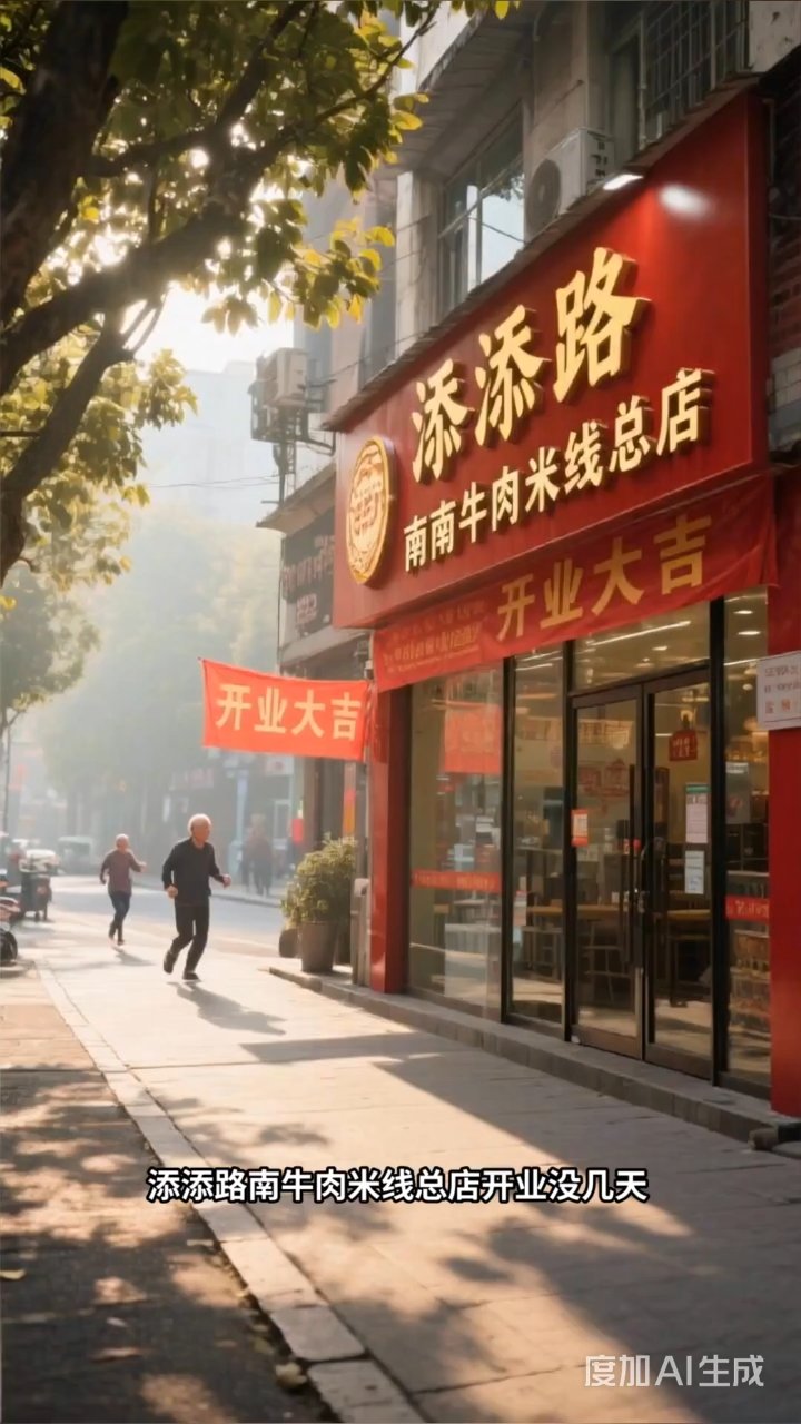 牛肉米线店清晨爆满,食客连赞人间美味