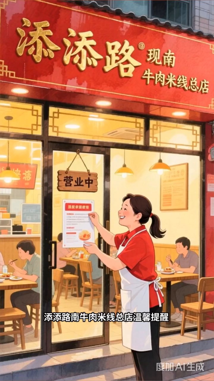 天冷路滑添衣慢行,一碗牛肉米线暖胃暖心
