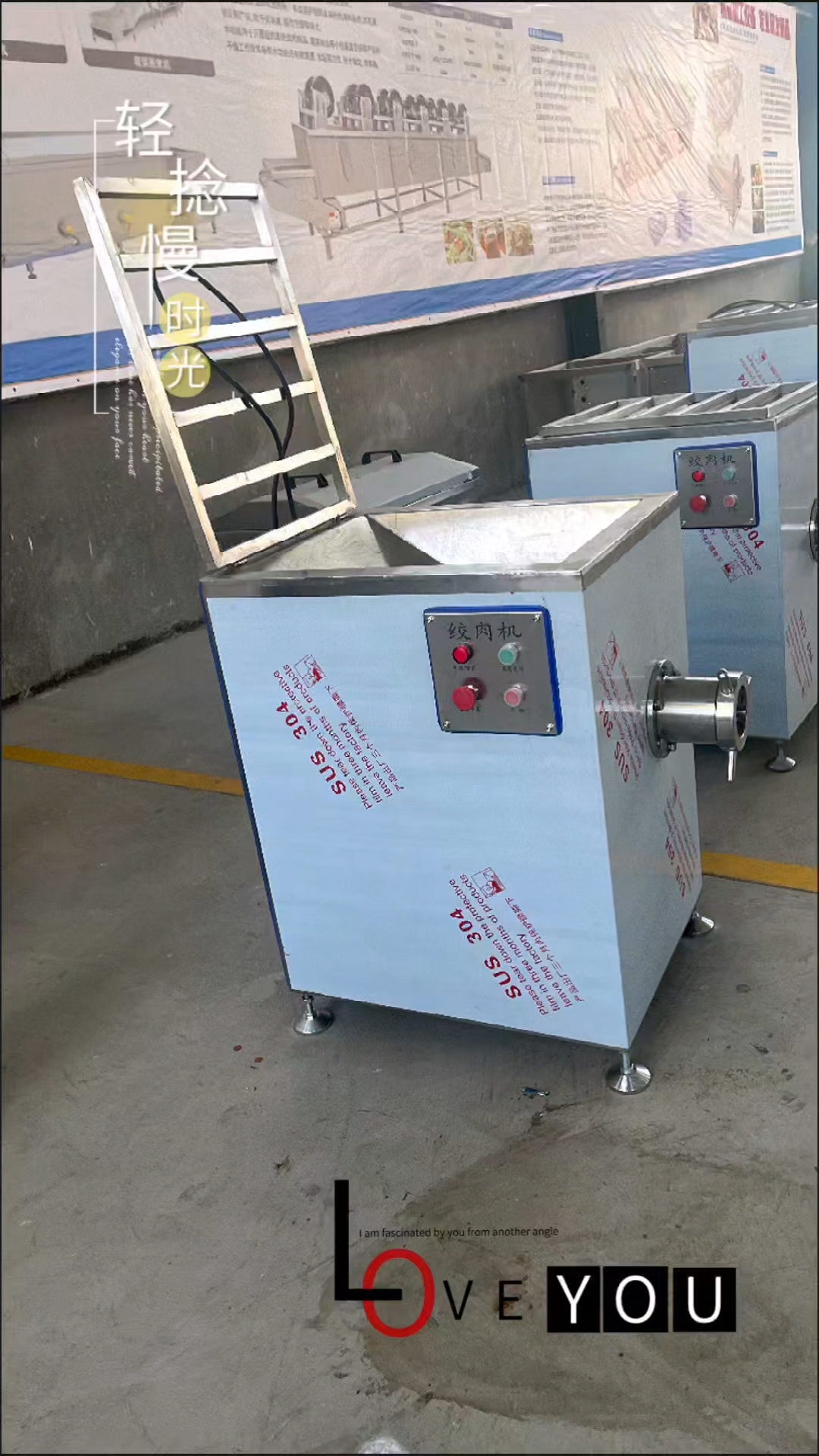 鑫仕嘉工业装备 100型绞肉机 型号可根据产品产量加工定制