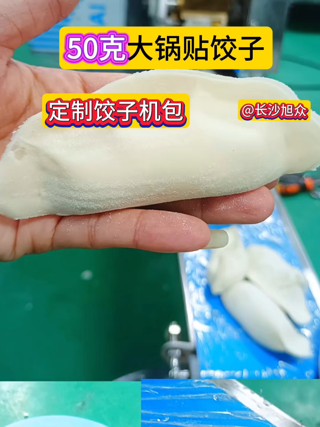 50克大锅贴饺子机 运行精准 一次塑形 能够自动完成擀皮、包