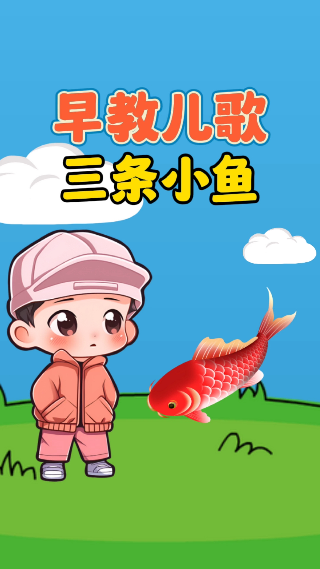 0到3岁早教儿歌《三条小鱼》