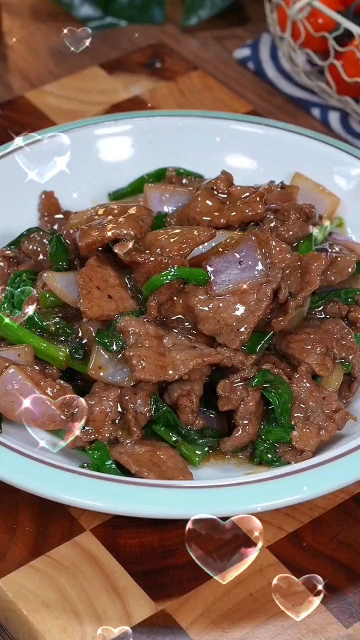 黑椒牛肉片的做法