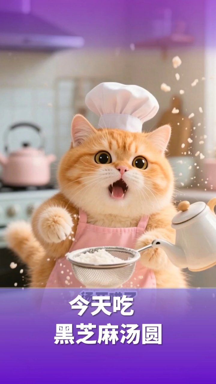 橘猫做饭