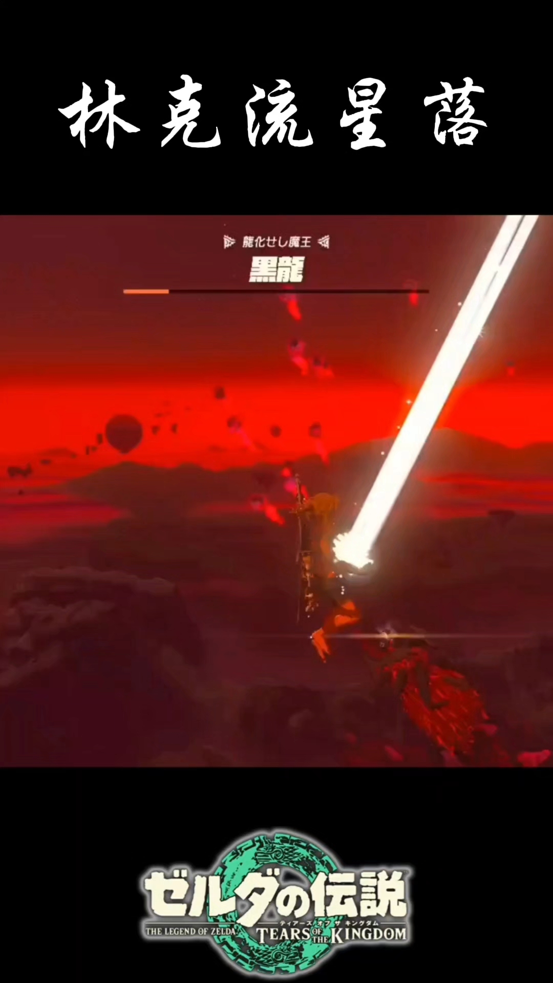 随着流星一起下落的林克【塞尔达传说王国之泪】