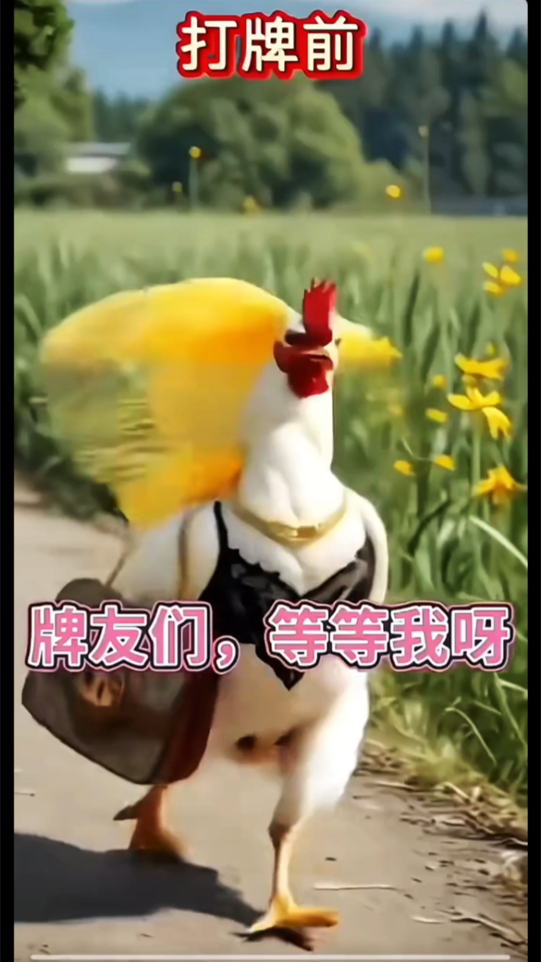 公鸡打麻将,说的都是实话