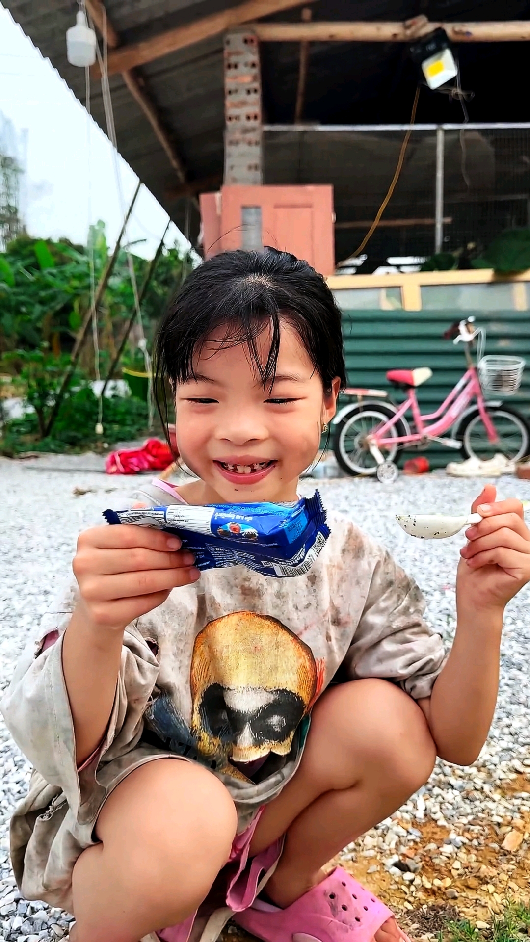 如果你在吃美味的巧克力饼干?